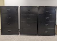 Fire safe filing cabinets front view