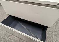 Two drawer lateral file open