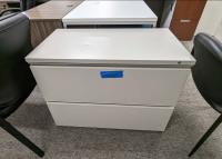 Two Drawer Grey Lateral File top