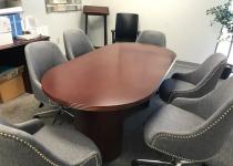 Six Foot Cordovan Conference Table