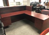 Mahogany Reception Desk