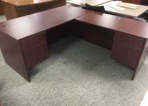 66" x 78" L-Shaped Desk