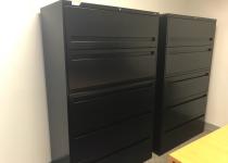 Black Five Drawer Laterals
