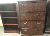 Four Drawer Wooden Lateral File