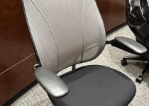 Used Liberty Humanscale Gray Mesh Back Task Chair