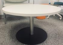 Used Round White Coffee Table