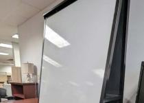 Tall Standing Whiteboard side