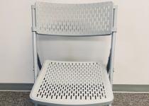 Used Gray Folding Chair