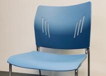 New Agenda Plus Blue Stackable Chair