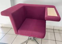 Used Reception/Lounge Chair with Desk Arm