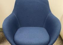 Used Blue Lounge Chair