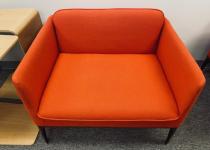 Used Cherry Red Lounge Bench