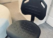 Used Black Armless Task Chair