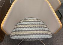 Used Coastal Swivel Lounge Chair