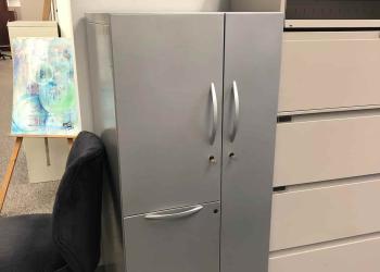 Gray Storage Cabinet
