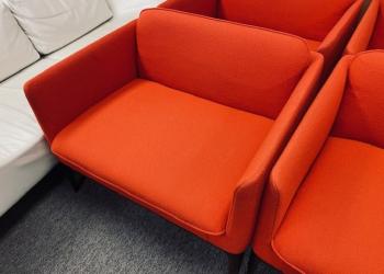 Used Cherry Red Lounge Chair