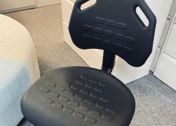Used Black Armless Task Chair