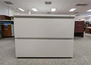 Two drawer lateral file cabinet