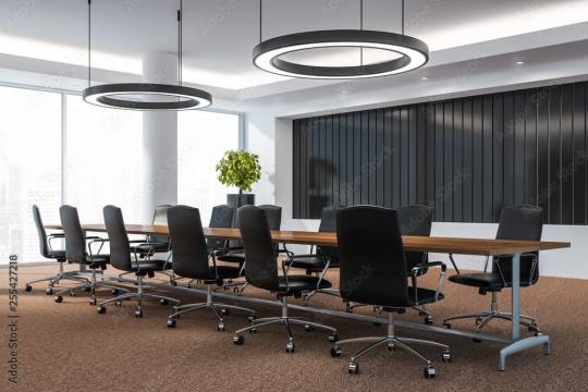 Conference table and conference chairs