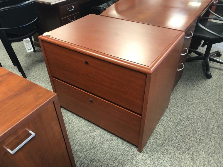 Cherry Two Drawer Lateral File
