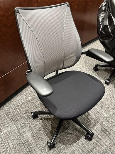 Used Liberty Humanscale Gray Mesh Back Task Chair