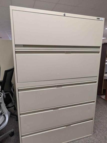 Lateral File Cabinet - Grey
