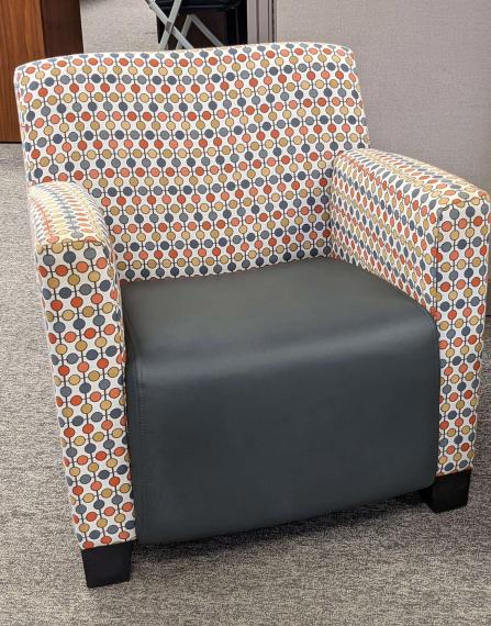 Multi color reception chair