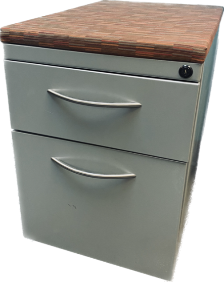 Used Cushion Top File Pedestal