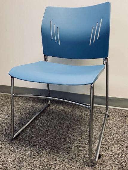 New Agenda Plus Blue Stackable Chair
