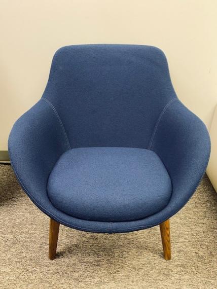 Used Blue Lounge Chair