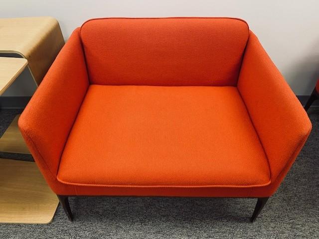 Used Cherry Red Lounge Bench