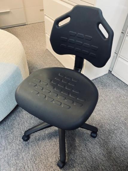 Used Black Armless Task Chair