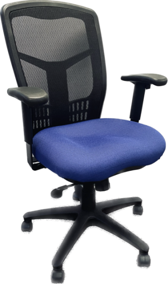 Used Office Source Cool Mesh Task Chair with Blue Seat